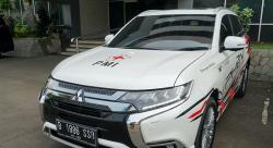 Bisa Discharging Mesin Disinfektan, Mitsubishi Outlander PHEV Bantu Perangi Corona