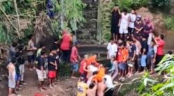 Video Evakuasi Pria Tewas Terjun ke Sungai di Madiun Kabur Digerebek Judi Sabung Ayam