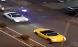 Video Viral 2 Mobil Mewah Kebut-Kebutan di Pontianak saat Jalan Ramai
