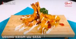 Resep Udang Krispi Pedas ala Chef Kongs agar Sesuai Selera