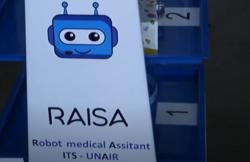 Video Peneliti ITS dan Unair Ciptakan Robot Perawat Pasien Covid-19