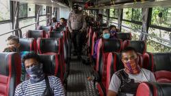 Suasana Penerapan Hari Pertama PSBB di Kota Pekanbaru