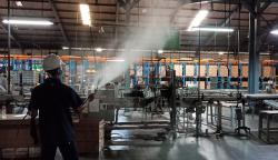 Cegah Covid-19, Evalube Sterilisasi Fasilitas Produksi Pelumas   