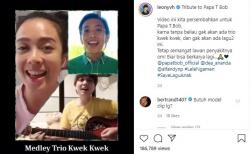 Trio Kwek Kwek Kembali Reuni untuk Kesembuhan Papa T Bob