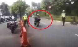 Video Viral Moge Kebut-Kebutan Terobos Polisi saat PSBB di Jakarta