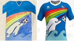 Klub Italia Ini Pakai Jersey Desain Bocah 6 Tahun untuk Musim Depan