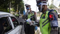 Larangan Mudik, Polisi Temukan Pengendara Bersuhu Tubuh Tinggi di Perbatasan Jateng