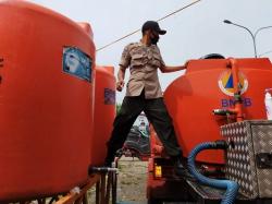 BPBD Kota Padang Siapkan 2.000 Liter Air Bersih di Posko Perbatasan