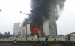 Gereja Christ Catedral Serpong Terbakar, 3 Unit Mobil Pemadam Meluncur