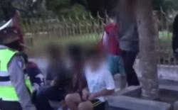 Video Polisi Amankan Puluhan Remaja Balap Liar saat PSBB di Padang