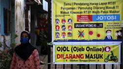 Cegah Penyebaran Corona, Akses Masuk Permukiman Warga di Surabaya Diperketat