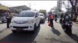 Kena Razia, Bripka Hil Ngamuk di Check Point PSBB Ciparay
