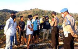 Polsek Kokap Bubarkan Balapan Liar di Waduk Sermo