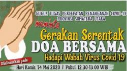 Seluruh Warga Sumut Diajak Doa Bersama Serentak Siang Hari Ini selama 30 Menit<