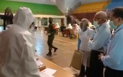 500 Pengunjung Indogrosir Sleman Jalani Rapid Test