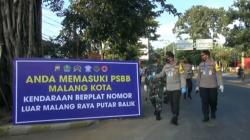 PSBB Hari Pertama di Malang Raya, Tak Bisa Tunjukkan Surat Tugas Diminta Balik Arah