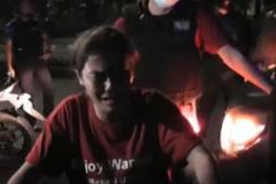 Video Remaja Menangis Terjaring Razia PSBB Bawa Motor Tanpa STNK
