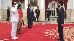 Momen Presiden Jokowi Lantik KSAL dan KSAU