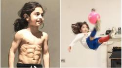 Bocah 6 Tahun Fans Lionel Messi Punya Perut Six Pack dan Mampu Juggling Bola 3.000 Kali