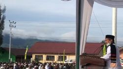Bupati Bener Meriah Sarkawi Umumkan Mundur dari Jabatannya saat Jadi Katib Salat Id