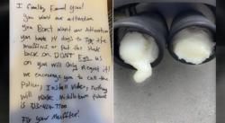 Terganggu Suara Bising, Knalpot Mobil Ini Disumpal Tetangga Pakai Busa