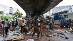 Satpol PP Bongkar Lapak Pedagang Pasar Pagi Asemka