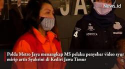 Video Penyebar Film Syur Mirip Syahrini Ditangkap Polisi