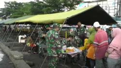 Kodam Sriwijaya Gelar Rapid Test di Pasar Lemabang, Pedagang: Alhamdulillah