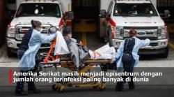 Pandemi Covid-19 di Dunia, Amerika Menjadi Episentrum dengan Jumlah Kasus Terinfeksi Terbanyak