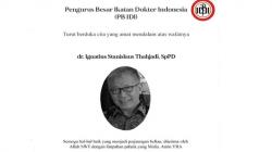 IDI Kembali Berduka, dr Ignatius Stanislaus Tjahjadi Wafat Berstatus PDP