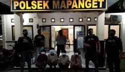 Timsus Maleo Polda Sulut Tangkap 4 Remaja Mabuk Pelaku Perusakan Pasar Rakyat<