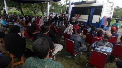 Antrean Perpanjang SIM di Tengah Pandemi Covid-19