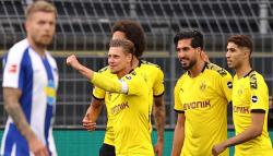 Borussia Dortmund Vs Hertha Berlin: Tuan Rumah Susah Payah Amankan 3 Poin