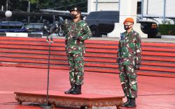 Panglima TNI Marsekal Hadi Tjahjanto Terima Laporan Kenaikan Pangkat 84 Pati