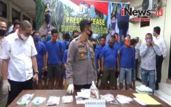21 Pengguna dan Pengedar Narkoba Ditangkap Polisi, 1 Kepala Desa di Paluta