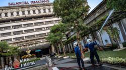 20 ASN Positif Covid-19, Gedung Balai Kota Semarang Disemprot Disinfektan