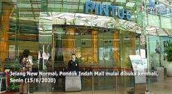 Video Pondok Indah Mall Kembali Dibuka Pengunjung Masih Sepi