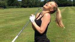 Bella Angel, Pegolf asal Inggris yang Tidak Kalah Cantik dari Paige Spiranac