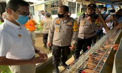 Dukung Ketahanan Pangan, Polres Payakumbuh Manfaatkan Lahan Kosong Jadi Taman Pangan