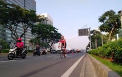 Jalur Sementara Sepeda Disiapkan Sepanjang Sudirman-Thamrin