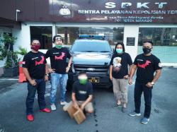 Pelaku Penganiayaan Buruh di Desa Agotey, Ditangkap Tim Paniki Polresta Manado<