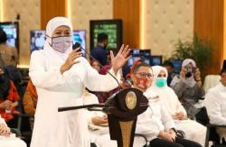 Tak Ada PSBB di Surabaya Raya, Khofifah: Jangan Berlonggar-Longgar Ria