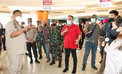 Gubernur Sulut Olly Dondokambey Cek Protokol Kesehatan New Normal di Mantos<