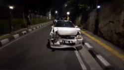 Video Tabrakan Beruntun 3 Mobil di Jalan Kebon Sirih Jakarta, Diduga Sopir Ngantuk
