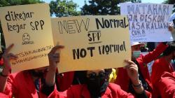 Pandemi Covid-19, Mahasiswa Surabaya Tuntut Keringanan Pembayaran SPP