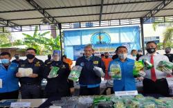 BNN dan Bea Cukai Gagalkan Penyelundupan Sabu 40 Kg, 6 Tersangka Ditangkap