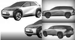 Gambar Paten Model Baru Toyota Bocor, Diklaim Crossover Listrik