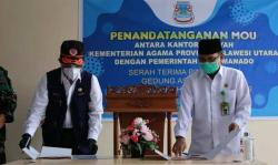 Pemkot Manado-Kemenag Teken MoU Wisma Haji Jadi Rumah Singgah Covid-19<