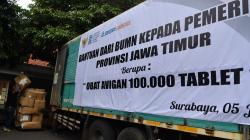 100.000 Tablet Avigan Dikirim ke Jawa Timur untuk Pengobatan Pasien Covid-19