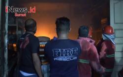 Toko Material Bangunan di Asahan Terbakar, Warga Panik Dengar Suara Ledakan